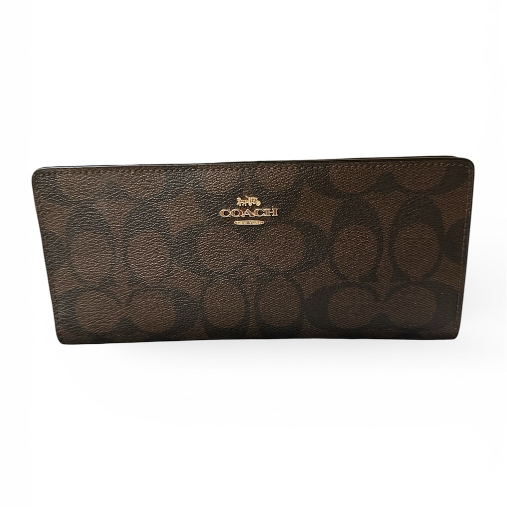 Coach Brown card Wallet